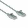 ACT grijs 7 meter LSZH U/UTP CAT6 datacenter slimline patchkabel snagless met RJ45-stekkers (DC9007)