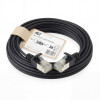 ACT Zwarte 10m LSZH S/FTP CAT7 Slim patchkabel Snagless met RJ45-stekkers (DF7910)