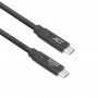 ACT AC7443 USB-C (M) naar USB-C (M)-kabel, 24-polig