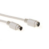 ACT AK3230 PS/2-kabel 1,8 m 6-polige Mini-DIN stekker-stekker ivoor