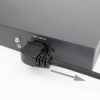 ACT AK5349 netkabel Schuko CEE 7/7 stekker haaks naar IEC C15 bus haaks rechts 1m zwart