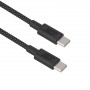ACT USB 2.0 60W laad-/datakabel USB-C naar USB-C, zwart, 2m (AC3083)
