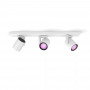 Signify Philips Hue White & Color Ambiance Argenta 3-Spot plafondlamp wit