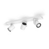 Signify Philips Hue White & Color Ambiance Argenta 3-Spot plafondlamp wit