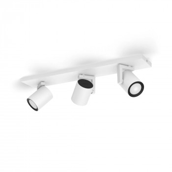Signify Philips Hue White & Color Ambiance Argenta 3-Spot plafondlamp wit