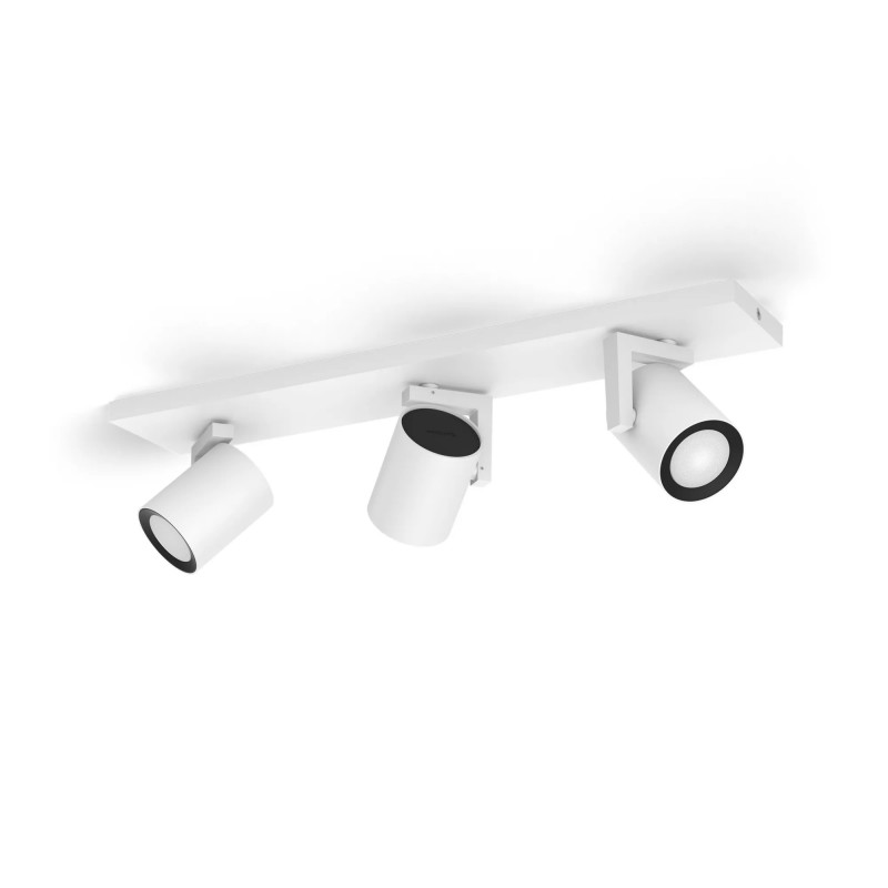 Signify Philips Hue White & Color Ambiance Argenta 3-Spot plafondlamp wit