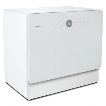 Medion DWT50 (MD 37775) vrijstaande vaatwasser 50 cm breed, 9 couverts, energieklasse F, wit