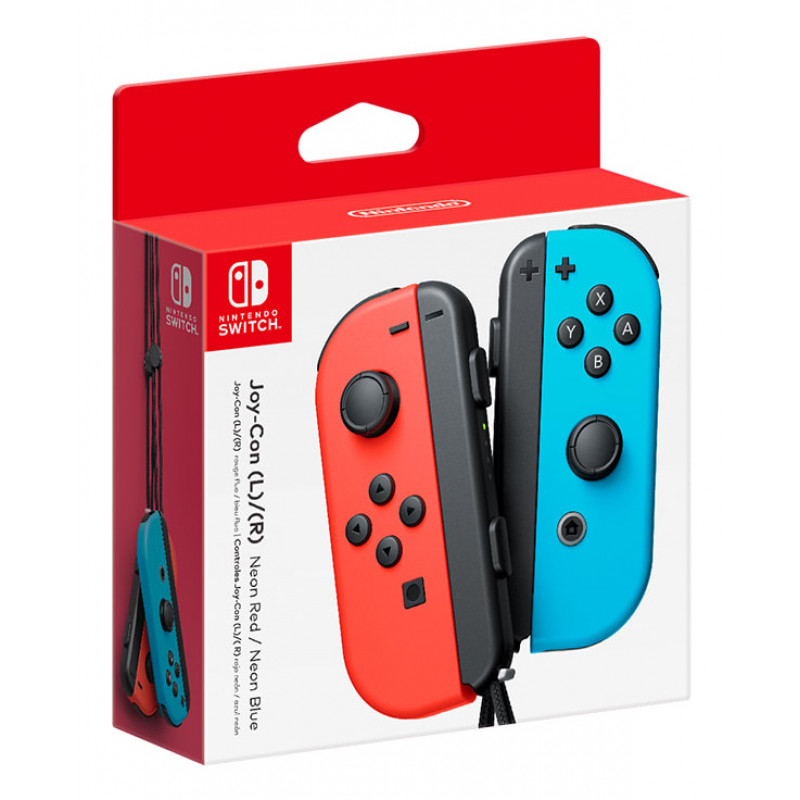 Nintendo Joy-Con 2-set (neonrood/neonblauw)