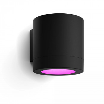Philips Hue WACA Muscari wandspot rond zwart