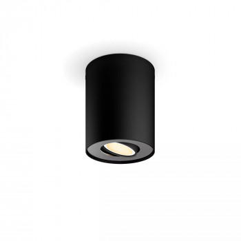 Philips Hue White Ambiance Pillar enkelvoudige spot zwart uitbreiding