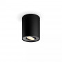 Philips Hue White Ambiance Pillar enkelvoudige spot zwart uitbreiding