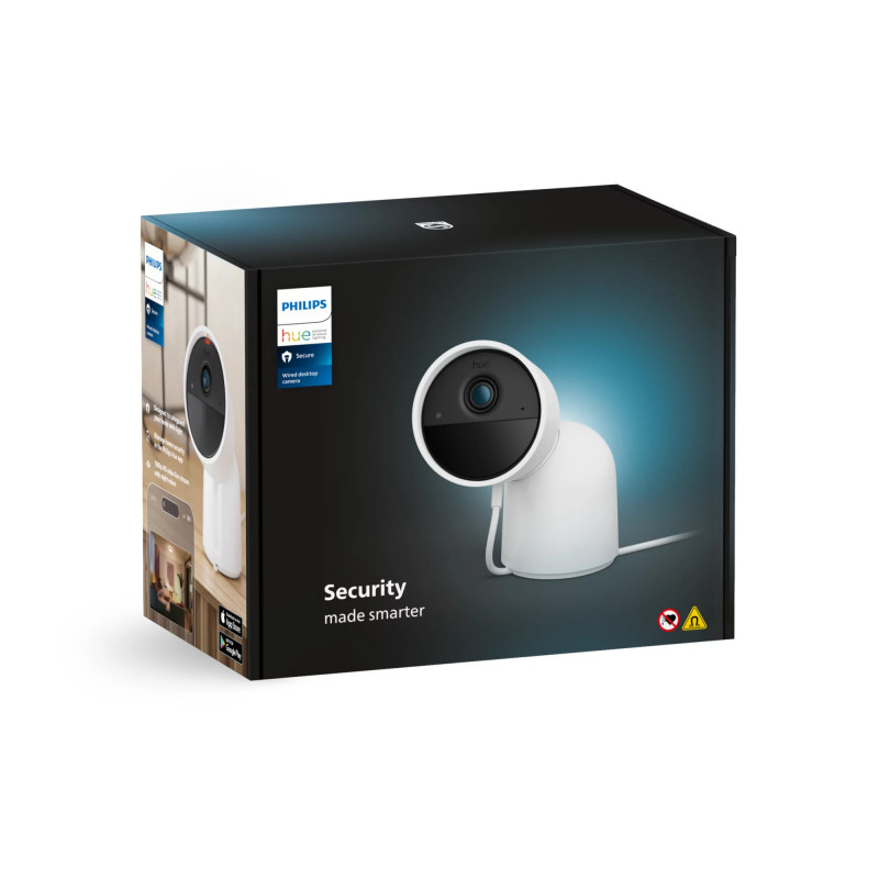 Philips Hue Secure bedrade camera met standaard wit
