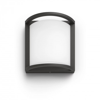 Philips Outdoor ultra-efficiënte Samondra wandlamp 3,8W, 2700 Kelvin antraciet
