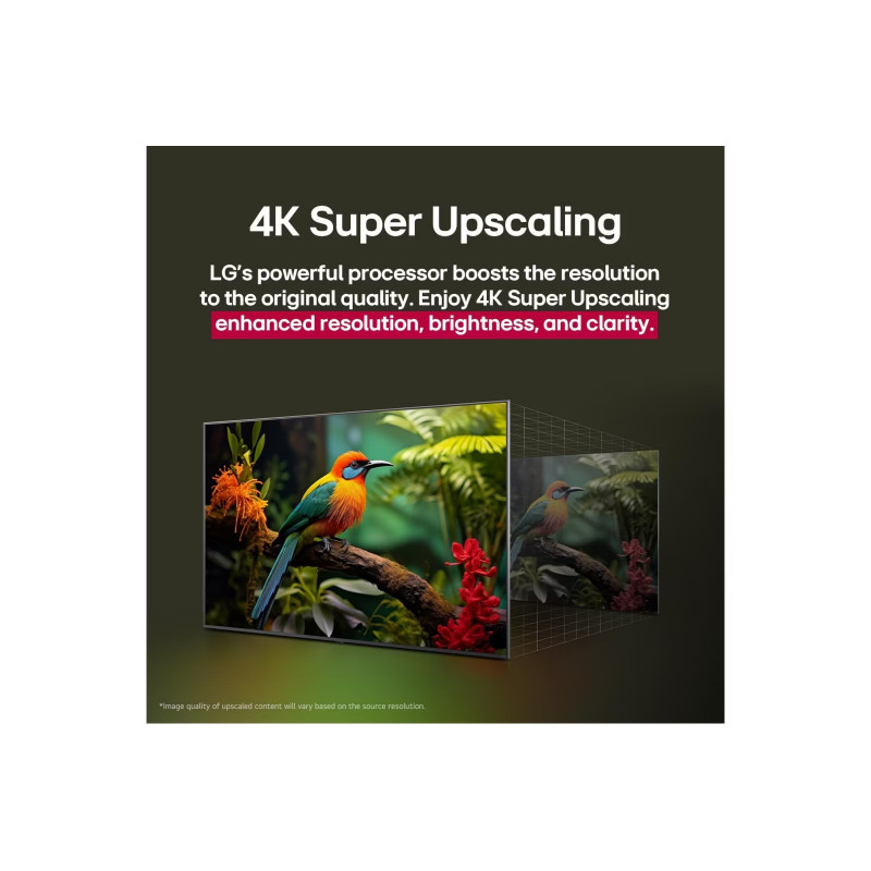LG 65QNED82A3B 65 inch QNED 4K smart tv met α7 Gen6 AI-processor