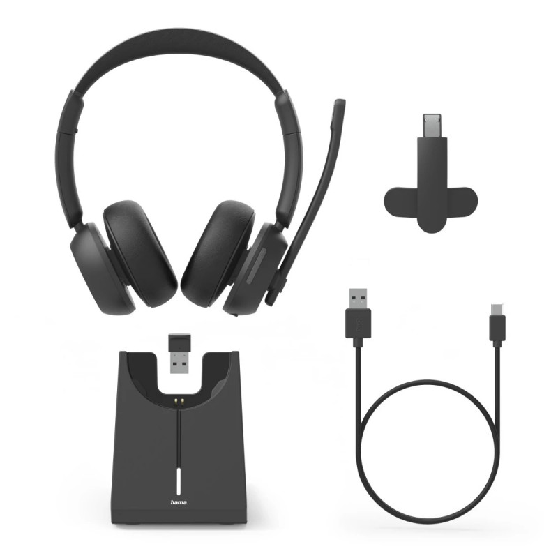 Hama headset BT-800 stereo Bluetooth on-ear koptelefoon met microfoon, zwart