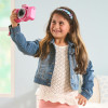 VTech Kidizoom Duo FX roze digitale camera met dubbele lens, 5MP, 2,4 inch kleuren-lcd, spellen, microSD-slot, USB, 4x AA 80-519954