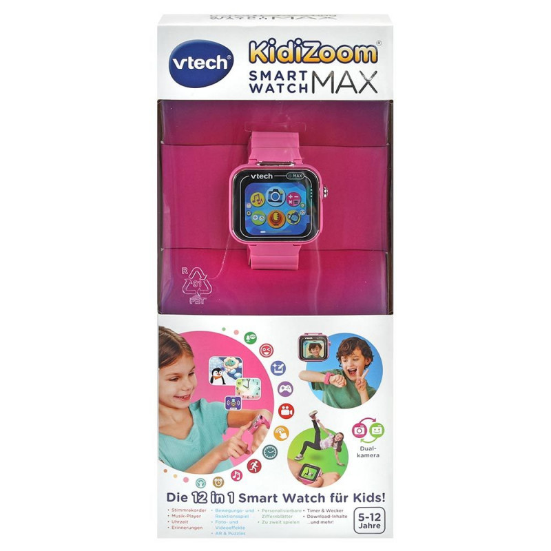 VTech KidiZoom Smart Watch MAX Smartwatch, roze