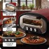 Ariete pizzaoven DA GENNARO rood/rvs 2200W voor pizza's tot 30cm