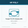 HP Poly Voyager Free 60 USB-C-naar-USB-A oplaadkabel