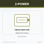 2-Power CBP3760A laptop-vervangingsonderdeel