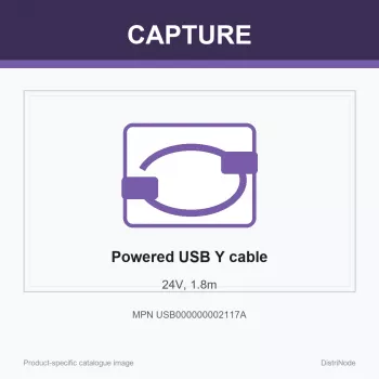 Capture kabel Powered USB Y 24V, 1,8 m