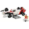 LEGO set McLaren MP4/4 Ayrton Senna 10330 — LEGO ICONS model op schaal
