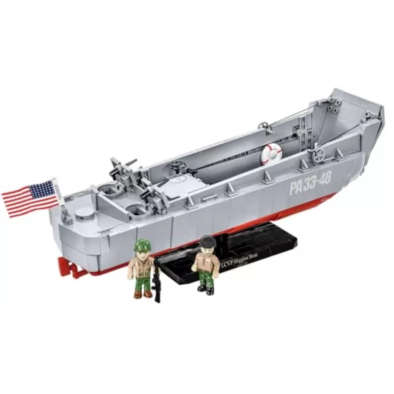 Bouwset Cobi LCVP Higgins Boat 715 onderdelen leeftijd 8+