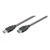 Wentronic Goobay USB 3.0 SuperSpeed-verlengkabel, zwart, 5 m - USB 3.0-stekker (type A) > USB 3.0-bus (type A) (95726)