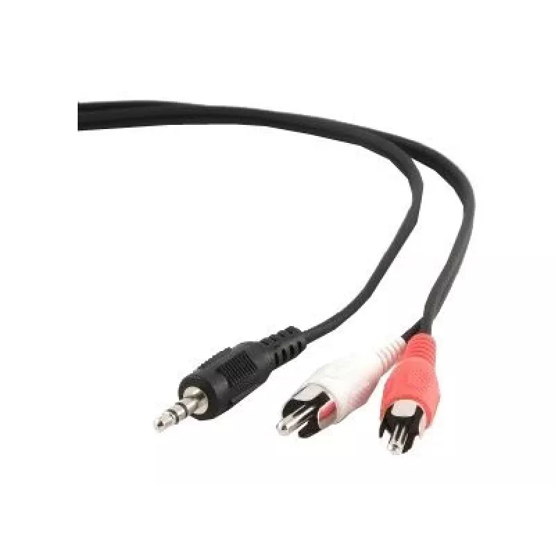 Gembird 1.5m - 3.5mm/2xRCA - M/M 1.5m 3.5mm 2 x RCA zwart - rood - wit (CCA-458)