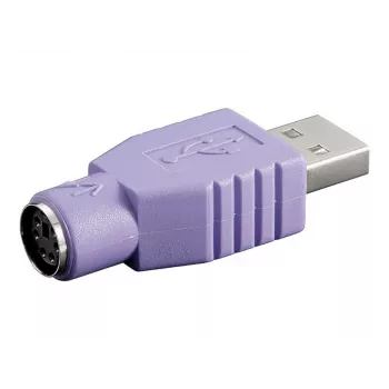 Microconnect USBA-M/PS2-F kabeladapter violet