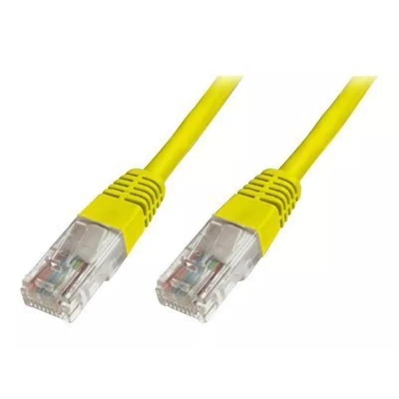 Patchkabel Digitus CAT 5e U/UTP DK-1512-050/Y 5m geel