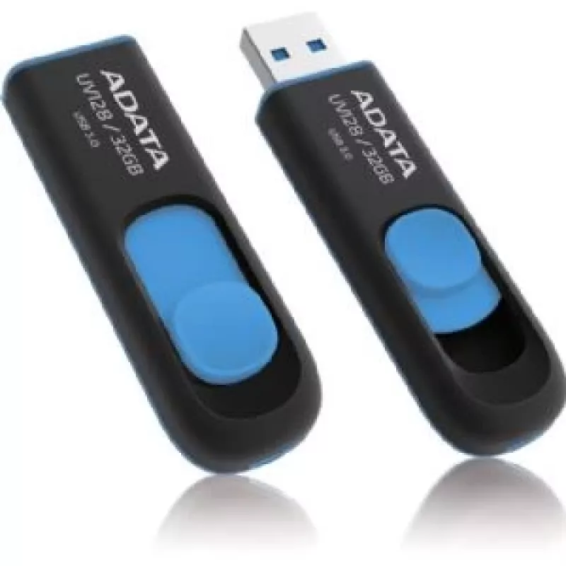 ADATA DashDrive UV128 32GB USB-stick USB Type-A 3.2 Gen 1 (3.1 Gen 1) zwart, blauw