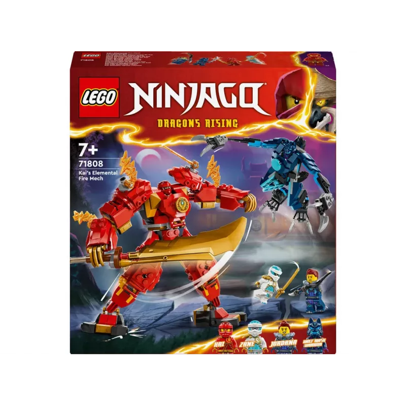 LEGO NINJAGO set 71808 — 322 onderdelen, 4 minifiguren, hoogte 160 mm, leeftijd 7+