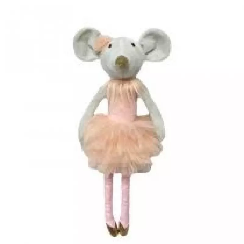 Pluchen knuffel TULILO mascotte Pola muis 38 cm stoffen dier, pluchen muis 38 cm