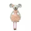 Pluchen knuffel TULILO mascotte Pola muis 38 cm stoffen dier, pluchen muis 38 cm