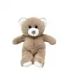 Pluchen knuffel TULILO teddybeer mascotte Olus 15 cm beige pluchen dier