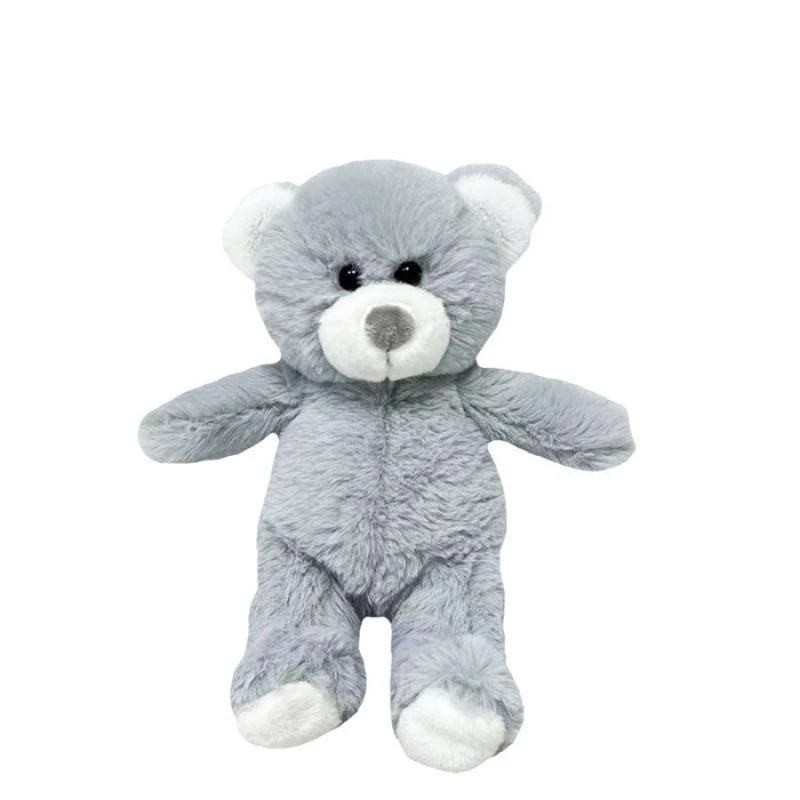 Pluchen knuffel TULILO teddybeer mascotte Olus 15 cm grijs pluchen figuur