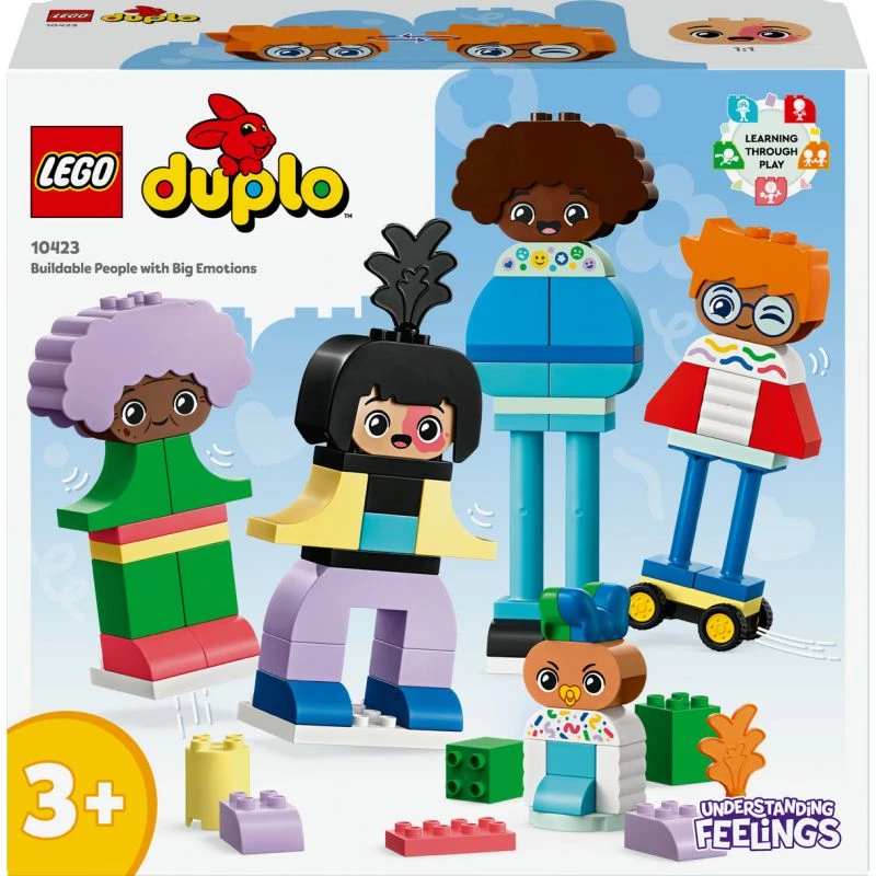 Constructiespeelgoed LEGO DUPLO 10423 bouwbare mensenverzameling, 71 onderdelen, vanaf 3 jaar, figuren 260 mm hoog