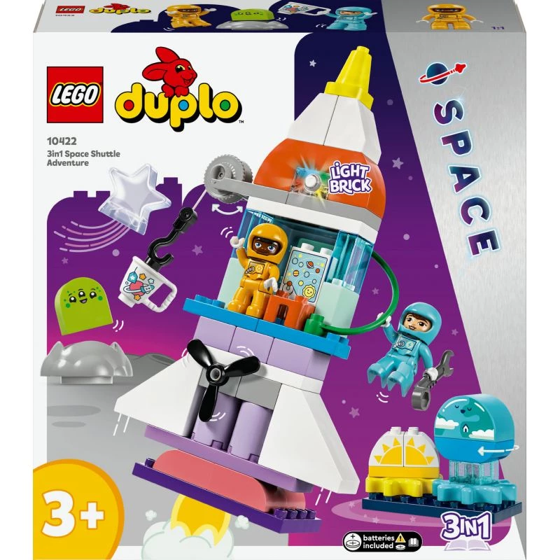 LEGO DUPLO 3in1 Space Shuttle Adventure raket speelgoed 10422