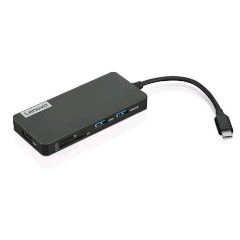 Lenovo 4X11N40212 laptop-dockingstation/port-replicator bedraad USB 3.2 Gen 1 (3.1 Gen 1) Type-C zwart