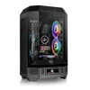 Thermaltake The Tower 300 Black Micro Tower Tempered Glass PC Gaming Behuizing
