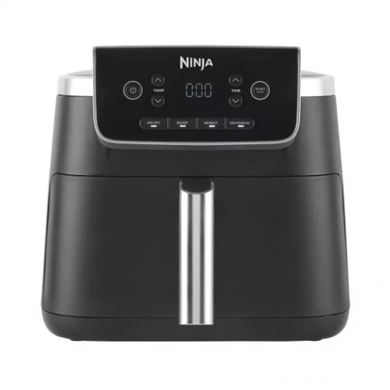 Heteluchtfriteuse Ninja AF140EU Single 4,7 L 1750 W zwart, 4 programma's, LCD, knapperplaat