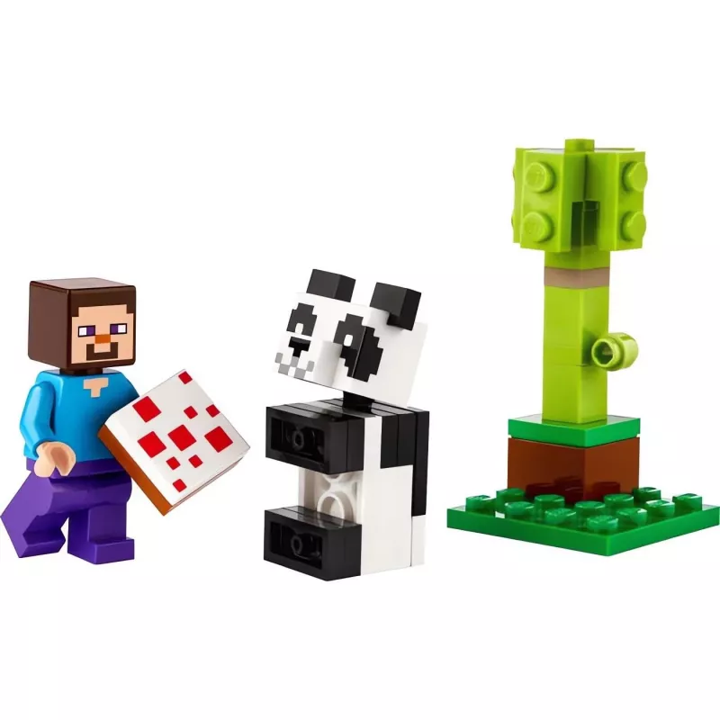 LEGO Minecraft Steve en Baby-Panda 30672 polybeutel