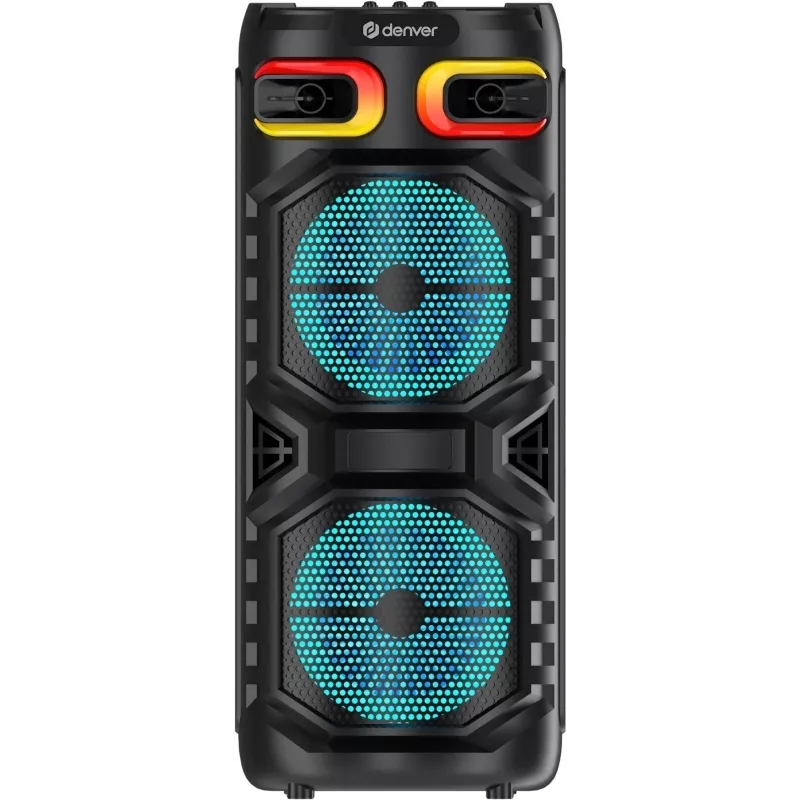 DENVER BPS-355 - partysoundsysteem - draadloos - Bluetooth - 16 watt - tweekanaals (111151200160)