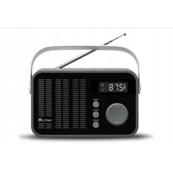 Eltra radio model 261 met PLL-digitale afstemming, zwart