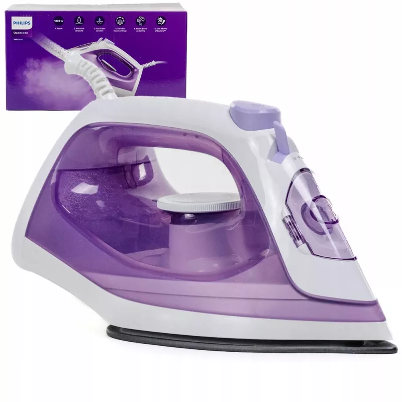 Philips 1000 Serie DST1020/30 Strijkijzer Stoomstrijkijzer Antiaanbak-strijkzool 1800 W