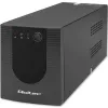 Qoltec Monolith 53775 Line-Interactive UPS, 1200 VA (1,2 kVA) / 720 W, AVR, 4 AC-stopcontacten, zwart