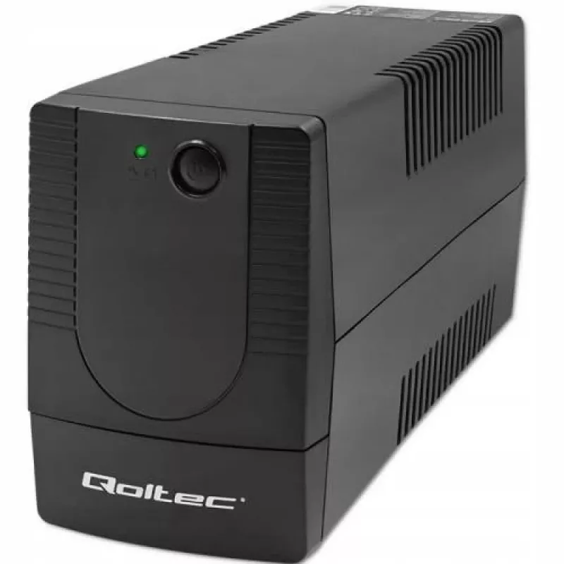 Qoltec 53774 UPS (noodstroomvoorziening) Line-Interactive 1 kVA 600 W 1 AC-uitgang
