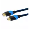 Savio GCL-02 HDMI-kabel 1,8 m HDMI Type-A (standaard) zwart, blauw