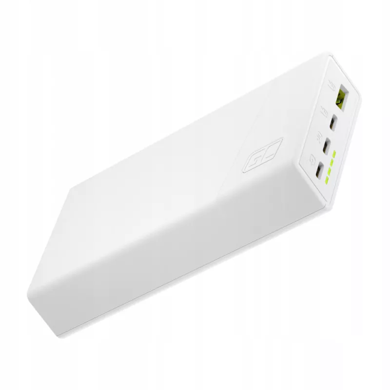Green Cell powerbank 20000mAh 22,5W wit PowerPlay20s 3x USB-C PD QC 3.0